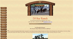 Desktop Screenshot of djbarranch.com